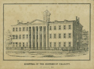 Hospital of the Sisters of Charity, Fourth and Spruce Streets by Unknown